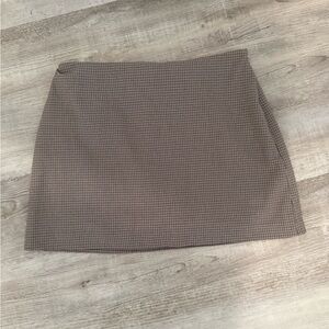 Abercrombie & Fitch Scarlett Checkered Mini Skirt